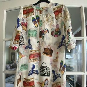 Designer Print Dress